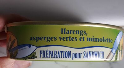 Préparation pour sandwich Harengs, asperges vertes et mimolette