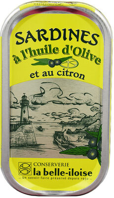 Sardines à l'huile d'olive et au citron