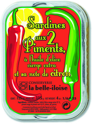 Sardines aux deux piments et sa note de citron