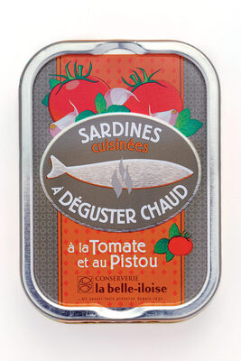 Sardines cuisinées à déguster chaud à la tomate et au pistou