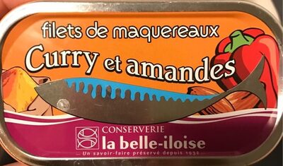Filets de maquereaux curry et amandes