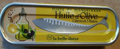 Filets de maquereaux huile d'olive citron et 5 baies