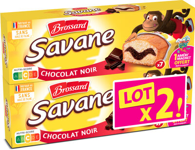 Lot 2 pocket x7 chocolat noir 210g