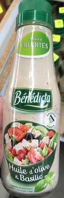 Sauce Crudités Huile d'olive & Basilic