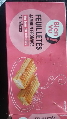 Feuilletés jambon fromage