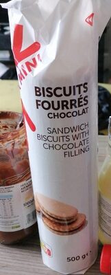 Biscuit fourré chocolat