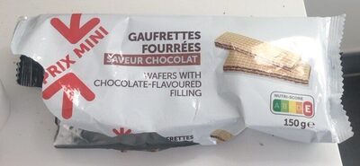 Gauffrettes fourres chocolat