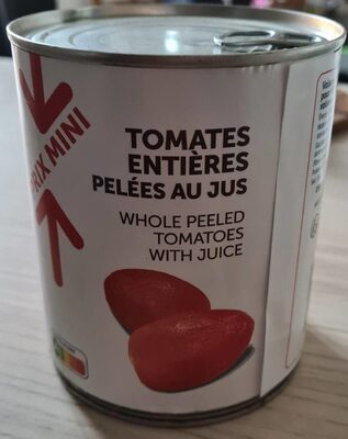 Tomates entières pelées au jus
