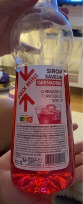 sirop saveur grenadine