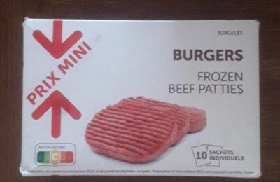 Burger surgelés