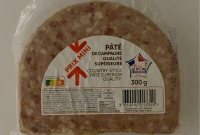 Pâté de campagne qualité supérieure