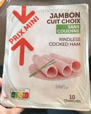 Jambon cuit choix