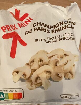 Champignons de Paris émincés