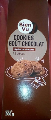 Cookies goût chocolat Pépites de chocolat