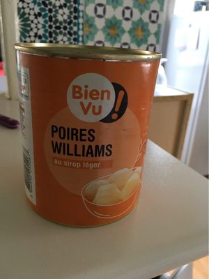 B.vu Poires Au Sirop Leger 820G