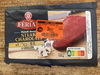Bifteck 100% charolais x 1