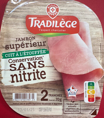Jambon supérieur cuit à l'étouffée