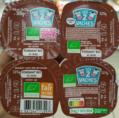 Fondant bio au cacao