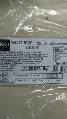 Merguez boeuf