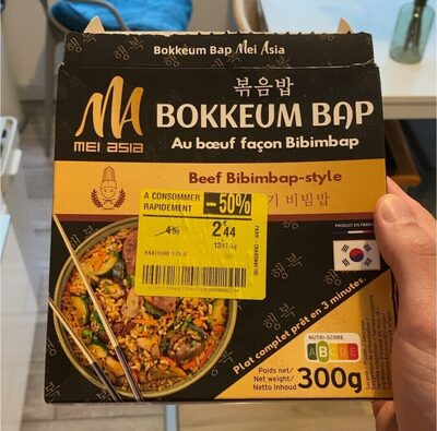 Bokkeum bap au bœuf façon Bibimbap