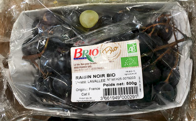 Raisin noir bio
