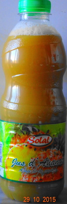 Jus d'ananas à base de jus concentré