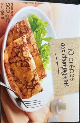 Crêpes aux champignons