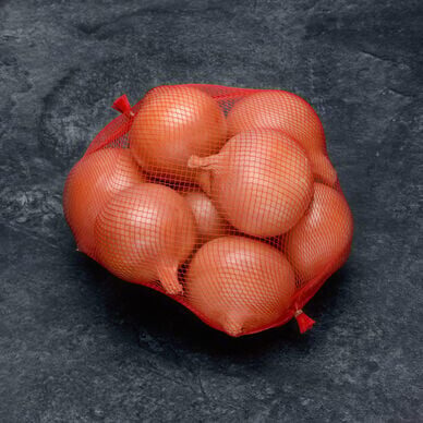 Oignon jaune en filet