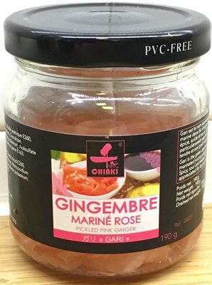 Gingembre mariné rose