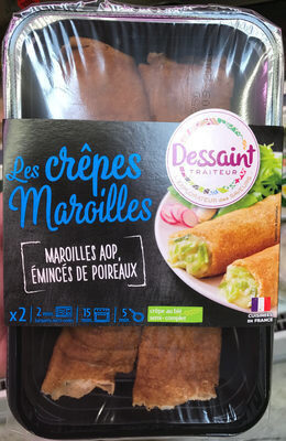 Les crêpes Maroilles [Maroilles AOP, émincés de poireaux]