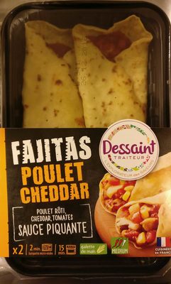 Fajitas poulet cheddar