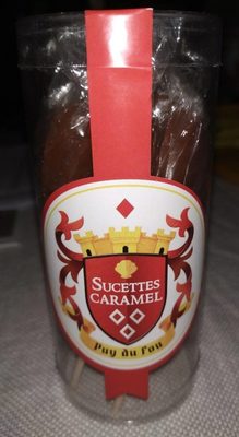 Sucettes caramel