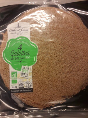 4 galettes de blé noir Bio