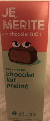 JE MÉRITE ce chocolat BIO !
