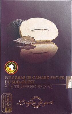 Foie gras de canard entier du Sud-Ouest à la truffe noire 3%