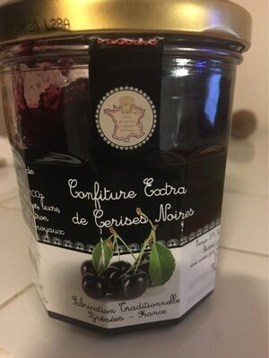 Confiture extra de cerises noires