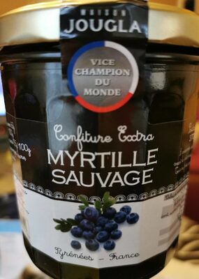 Confiture extra de myrtilles sauvages