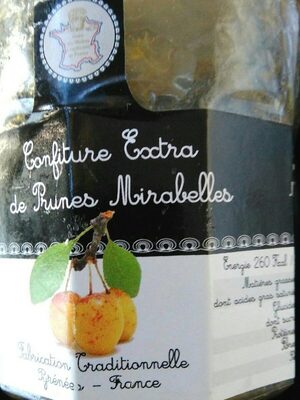 Confiture Extra de prunes mirabelles