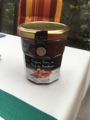 Confiture extra rhubarbe framboise