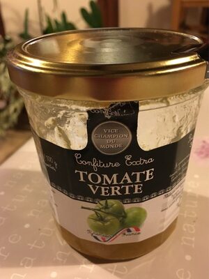 Confiture tomate verte