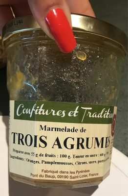 Marlelade de trois agrumes