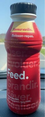 Boisson-repas. Saveur vanille