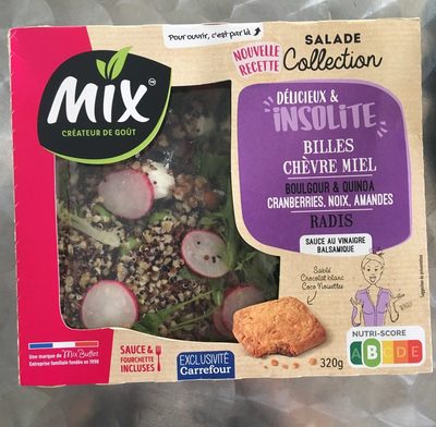 Salade collection, Délicieux & Insolite, Billes Chèvre Miel, 320g
