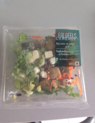 Riz noir et rouge & Feta AOP FALAFELS