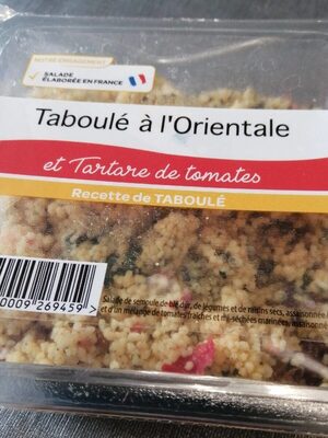 Taboulé à l'Orientale et Tartare de tomates