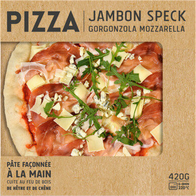 Pizza Jambon Speck Gorgonzola Mozzarella