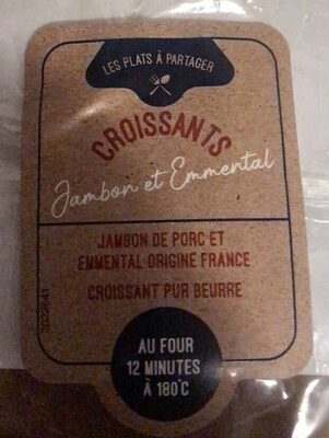 Croissants Jambon et Emmental