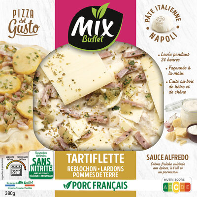 Pizza del gusto tartiflette