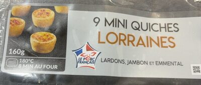 9 Mini Quiches Lorraines