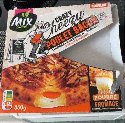 Pizza Crazy Cheezy Poulet Bacon